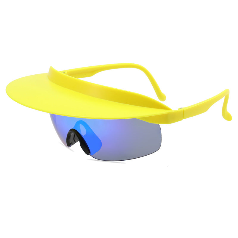 Wholesale PC Big Frame Cycling Hat Brim Sunglasses